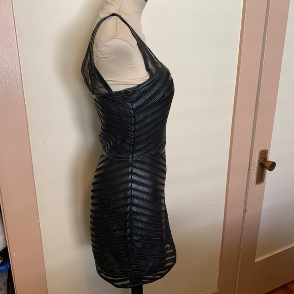 *FINAL* PARKER - NWT Strappy Leather & Mesh Dress - Picture 5 of 7